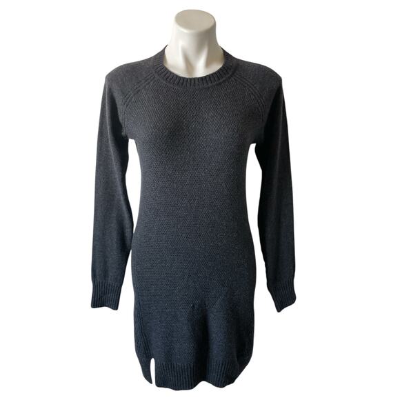 Krimson Klover Merino Wool Blend Sweater Dress Gray Medium - Picture 1 of 11
